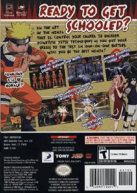 Naruto - Clash of Ninja 2 box cover back